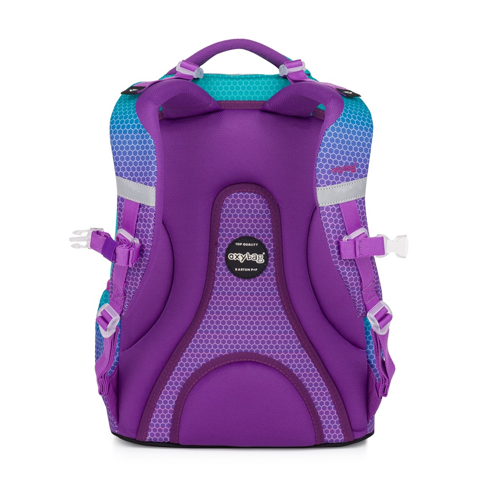 Školní batoh OXY Ombre Blue - pink